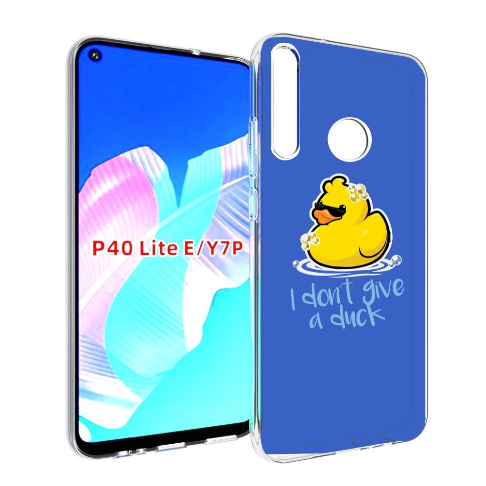 

Чехол бампер MyPads Уточка для Huawei P40 Lite E, Прозрачный, Tocco