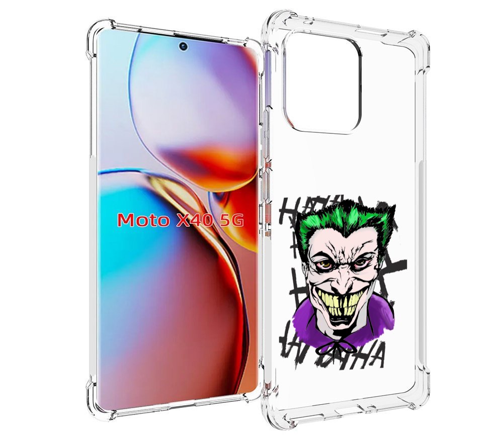 

Чехол MyPads Джокер-крейзи для Motorola Moto X40, Прозрачный, Tocco