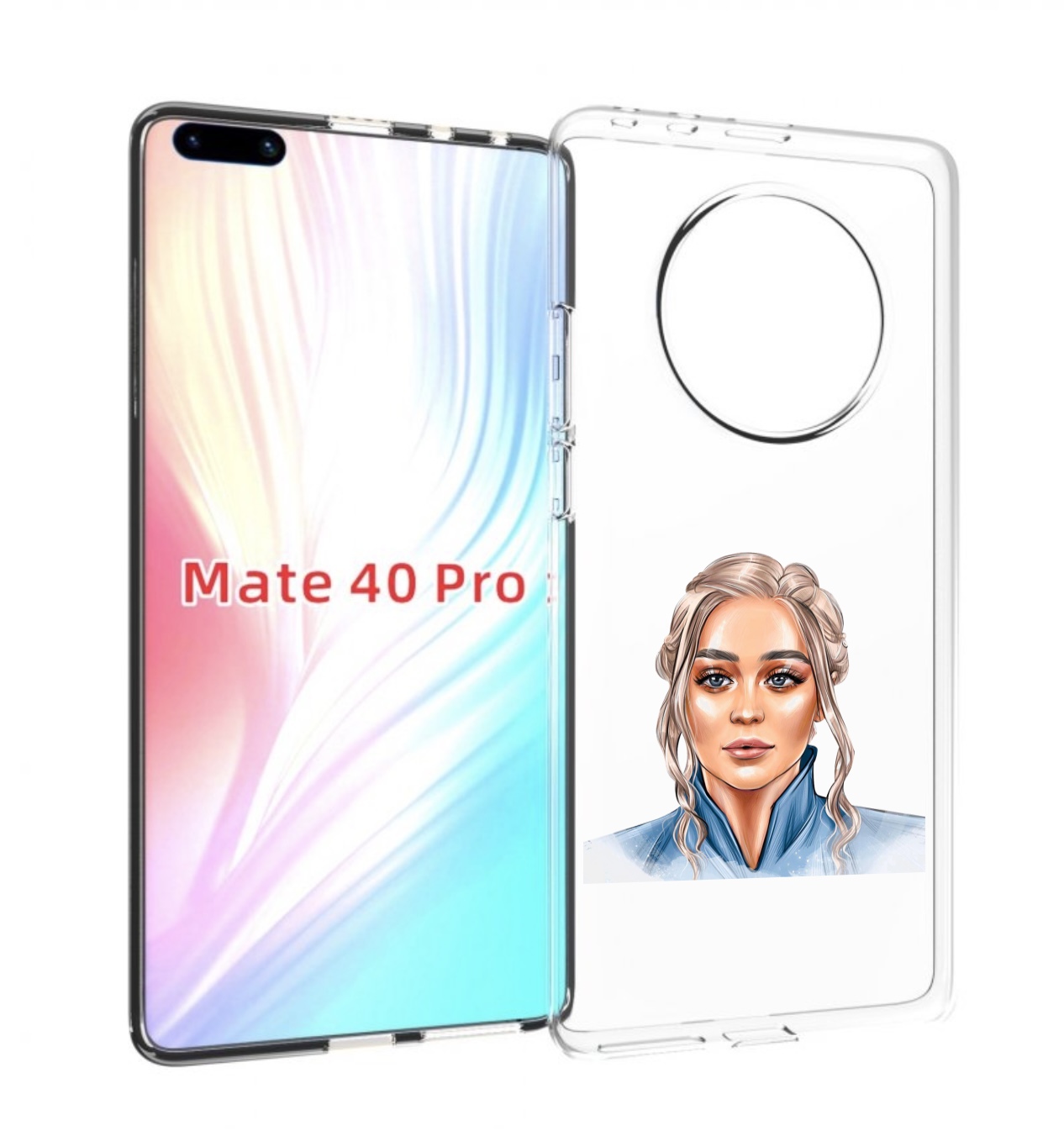 

Чехол MyPads красивая-нарисованная-девушка-блондинка женский для Huawei Mate 40 Pro, Прозрачный, Tocco