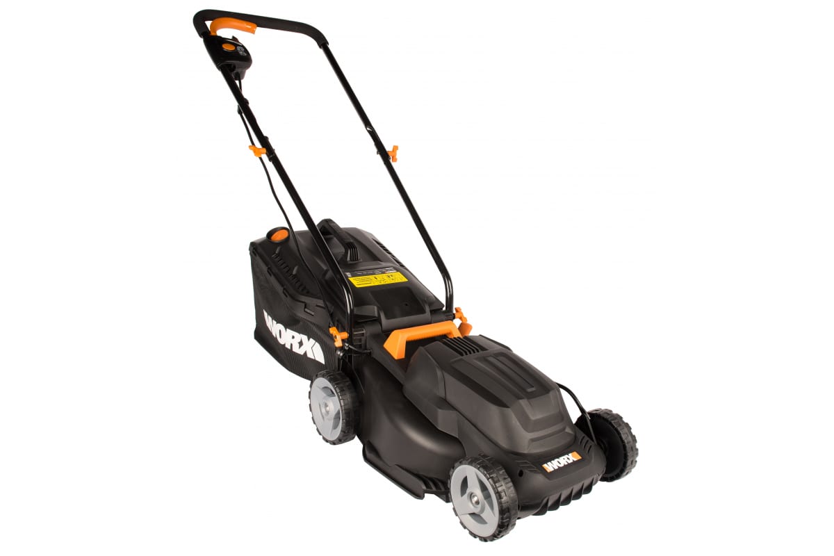 фото Электрическая газонокосилка worx wg713e 1200 вт