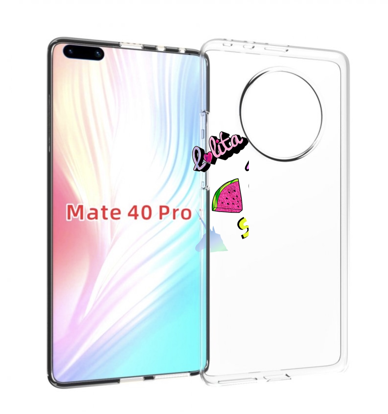 Чехол MyPads красивые-смайлики для Huawei Mate 40 Pro (NOH-NX9)