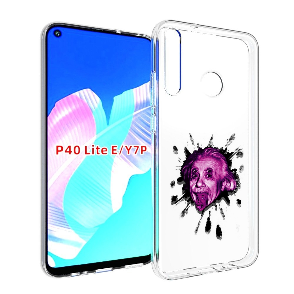 

Чехол бампер MyPads Эйнштейн для Huawei P40 Lite E, Прозрачный, Tocco