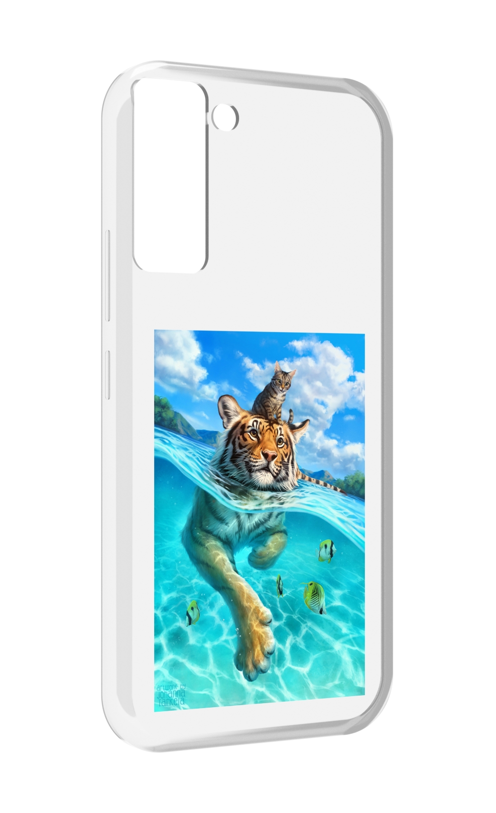 

Чехол MyPads Кот-на-тигре для Tecno Pop 5 LTE / Pop 5 Pro, Прозрачный, Tocco