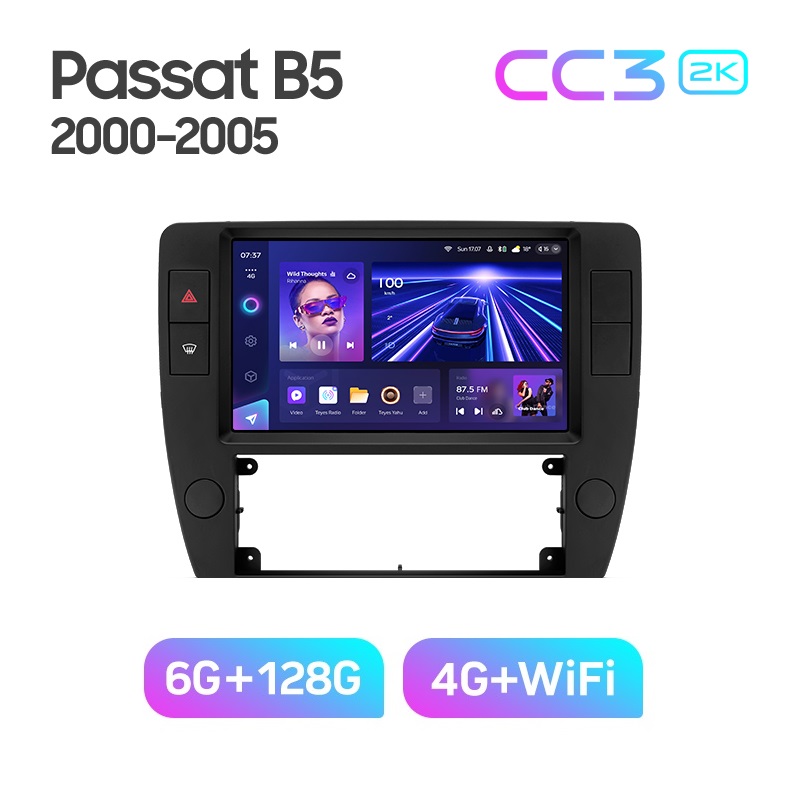 Магнитола TEYES VOLKSWAGEN PASSAT B5 2000-2005 г CC3 2K 6128ГБ 4289000₽