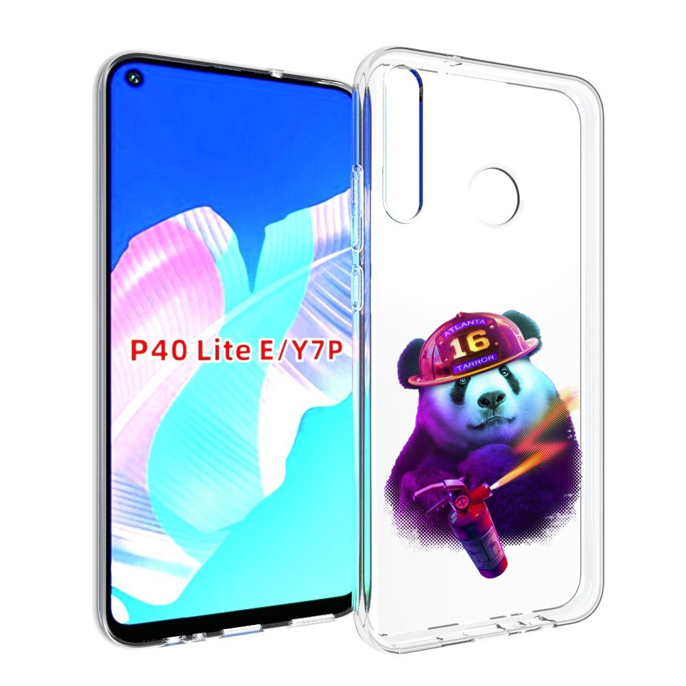 

Чехол бампер MyPads Яркая панда детский для Huawei P40 Lite E, Прозрачный, Tocco