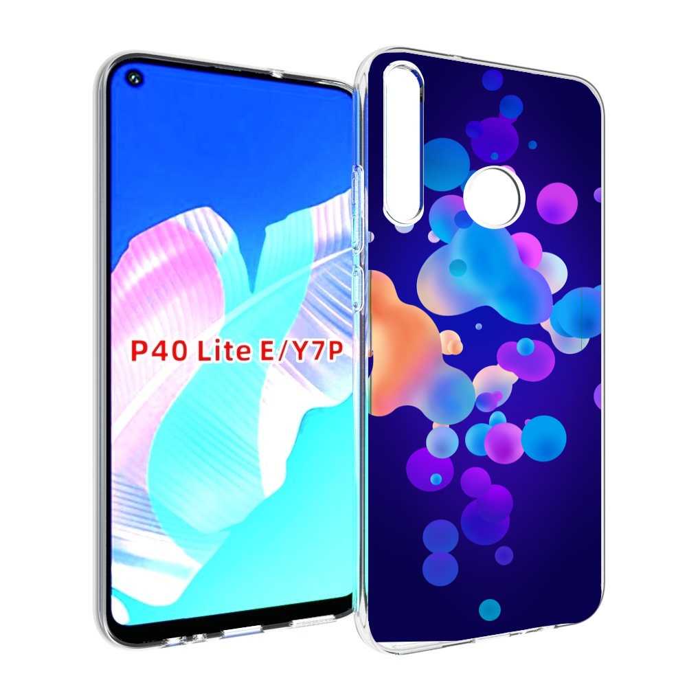 

Чехол бампер MyPads абстрактные-пузырьки для Huawei P40 Lite E, Прозрачный, Tocco