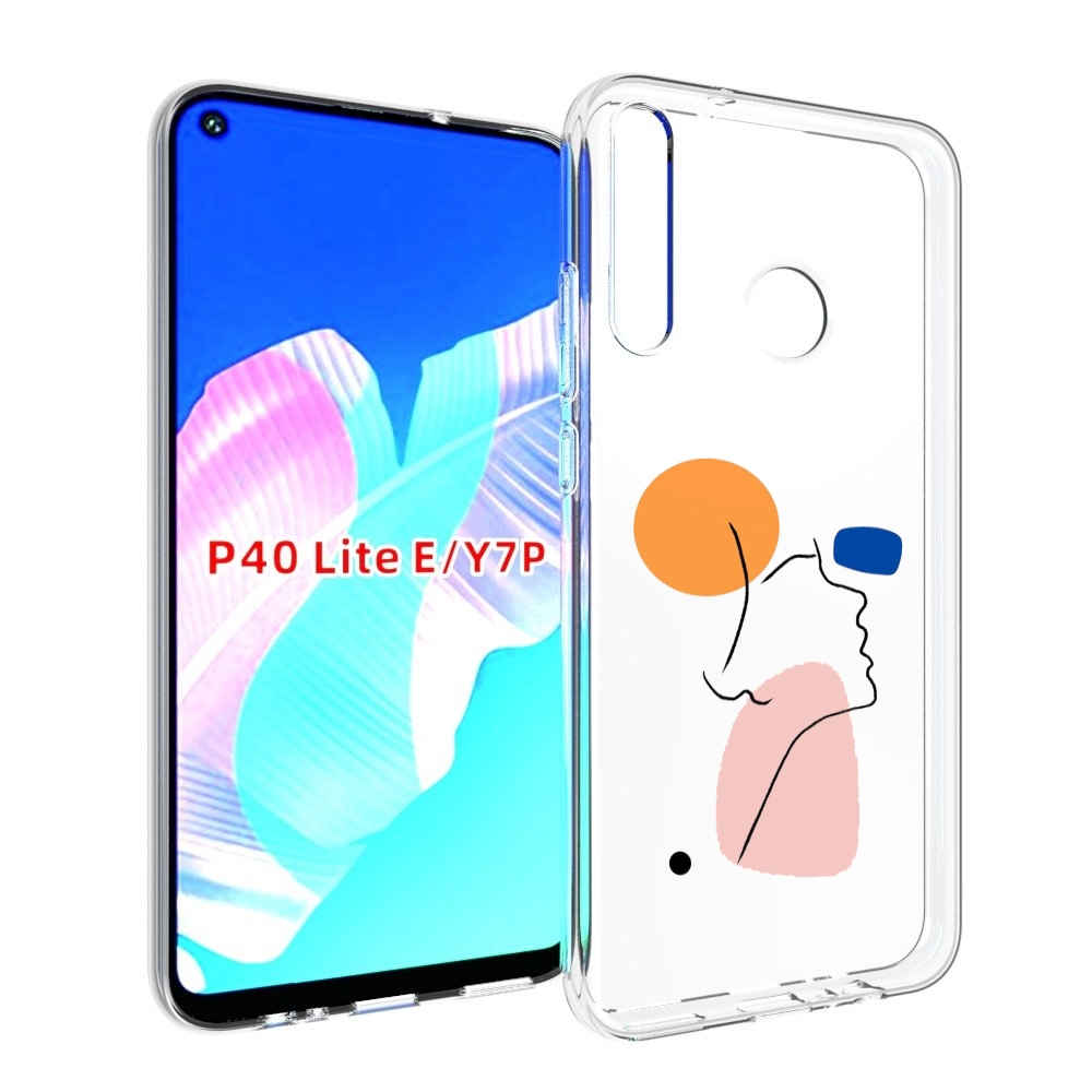 

Чехол бампер MyPads абстракция девушки женский для Huawei P40 Li, Прозрачный, Tocco