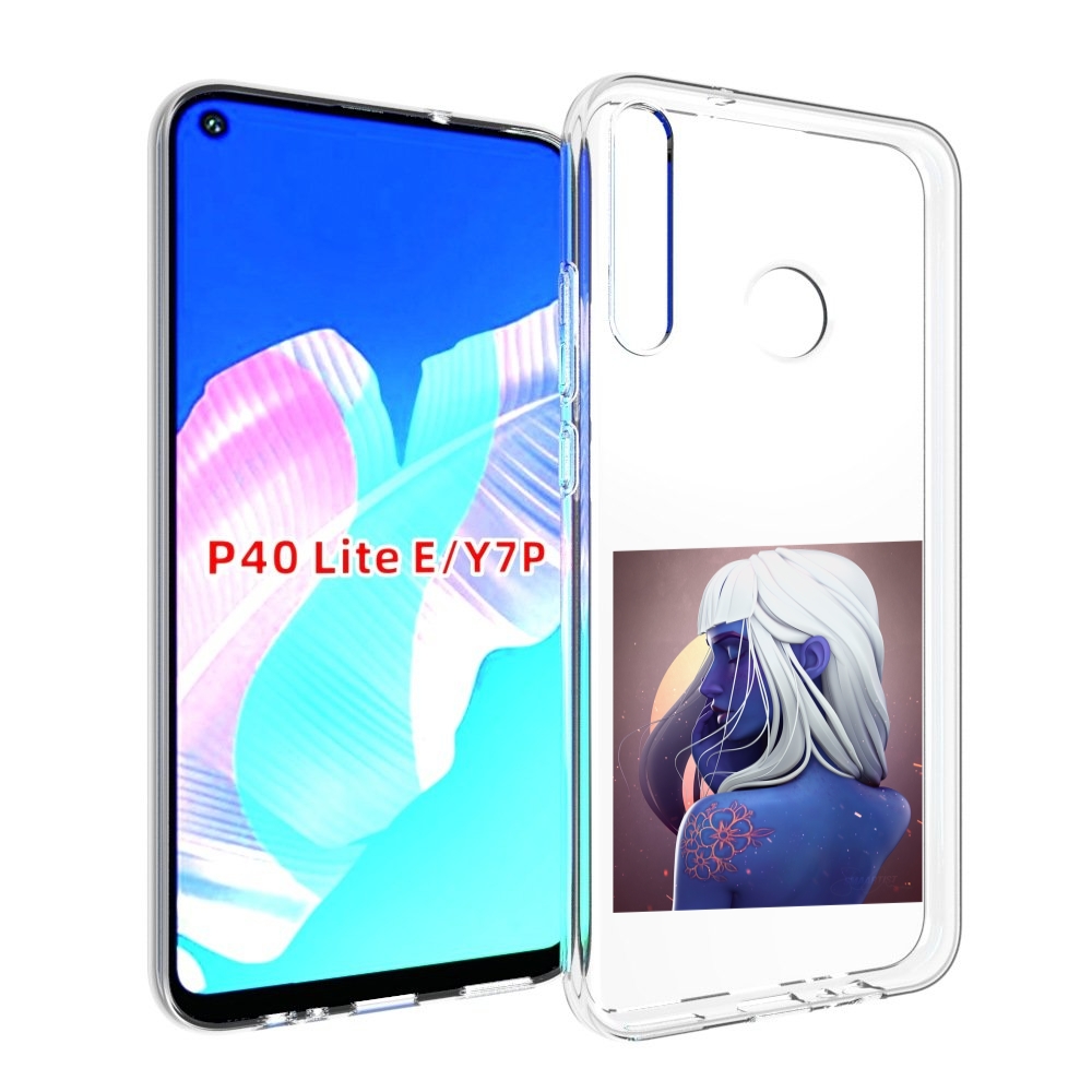

Чехол бампер MyPads аватар-с-цветком для Huawei P40 Lite E, Прозрачный, Tocco
