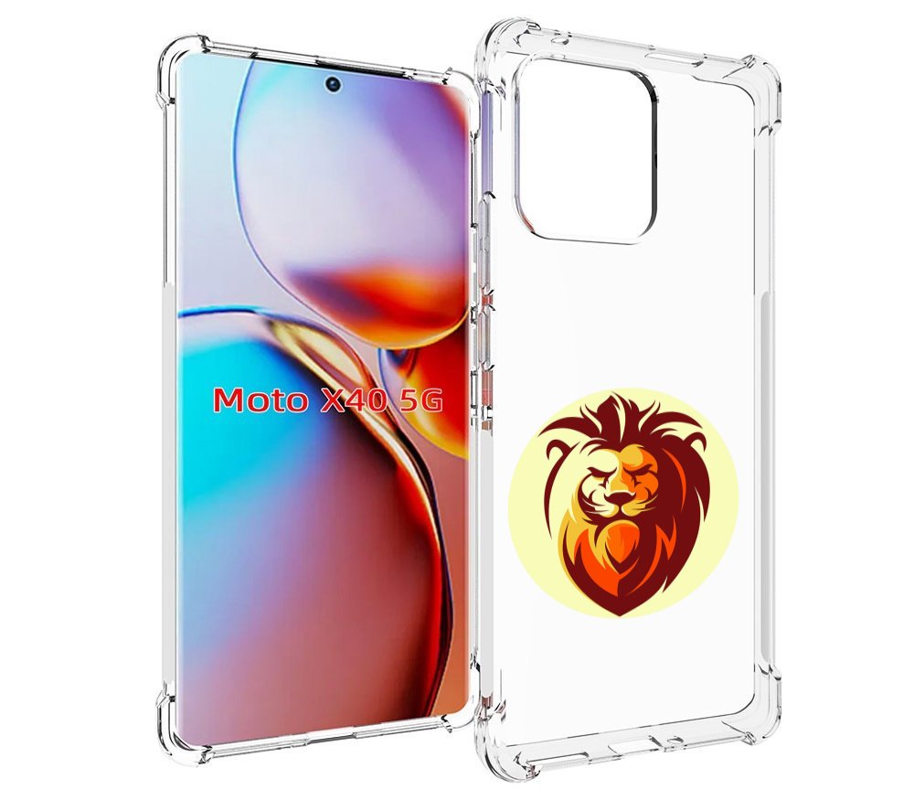 

Чехол MyPads Картинка-Лев для Motorola Moto X40, Прозрачный, Tocco
