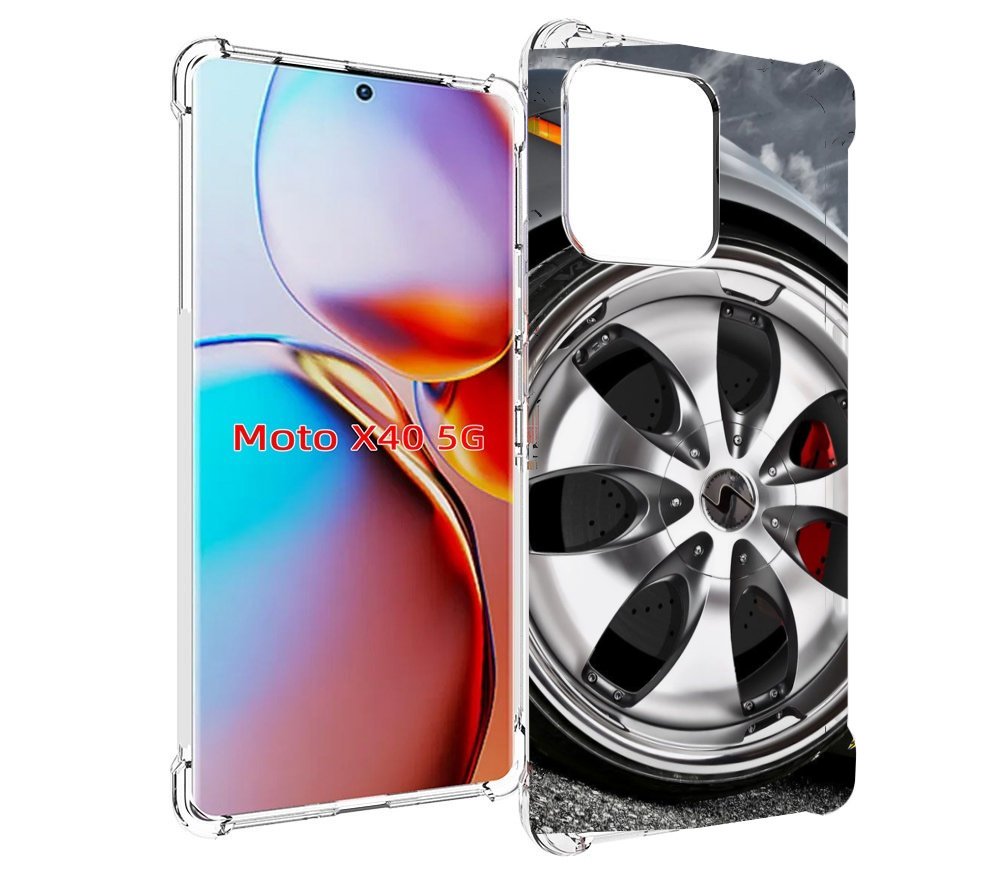 

Чехол MyPads Колесо мужской для Motorola Moto X40, Прозрачный, Tocco