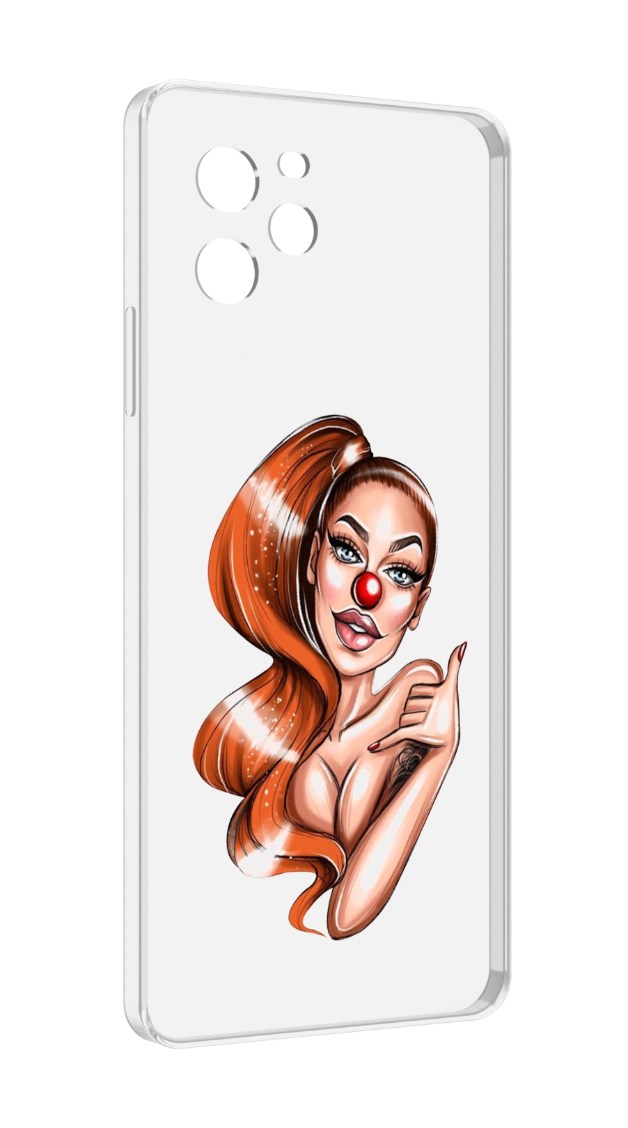 

Чехол MyPads девушка-клоун для Huawei Nova Y61 / Huawei Enjoy 50z, Прозрачный, Tocco
