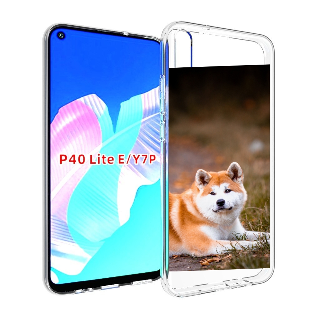 

Чехол бампер MyPads акита ину для Huawei P40 Lite E, Прозрачный, Tocco