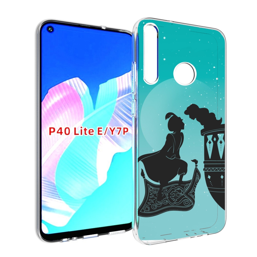

Чехол бампер MyPads алладин тень для Huawei P40 Lite E, Прозрачный, Tocco