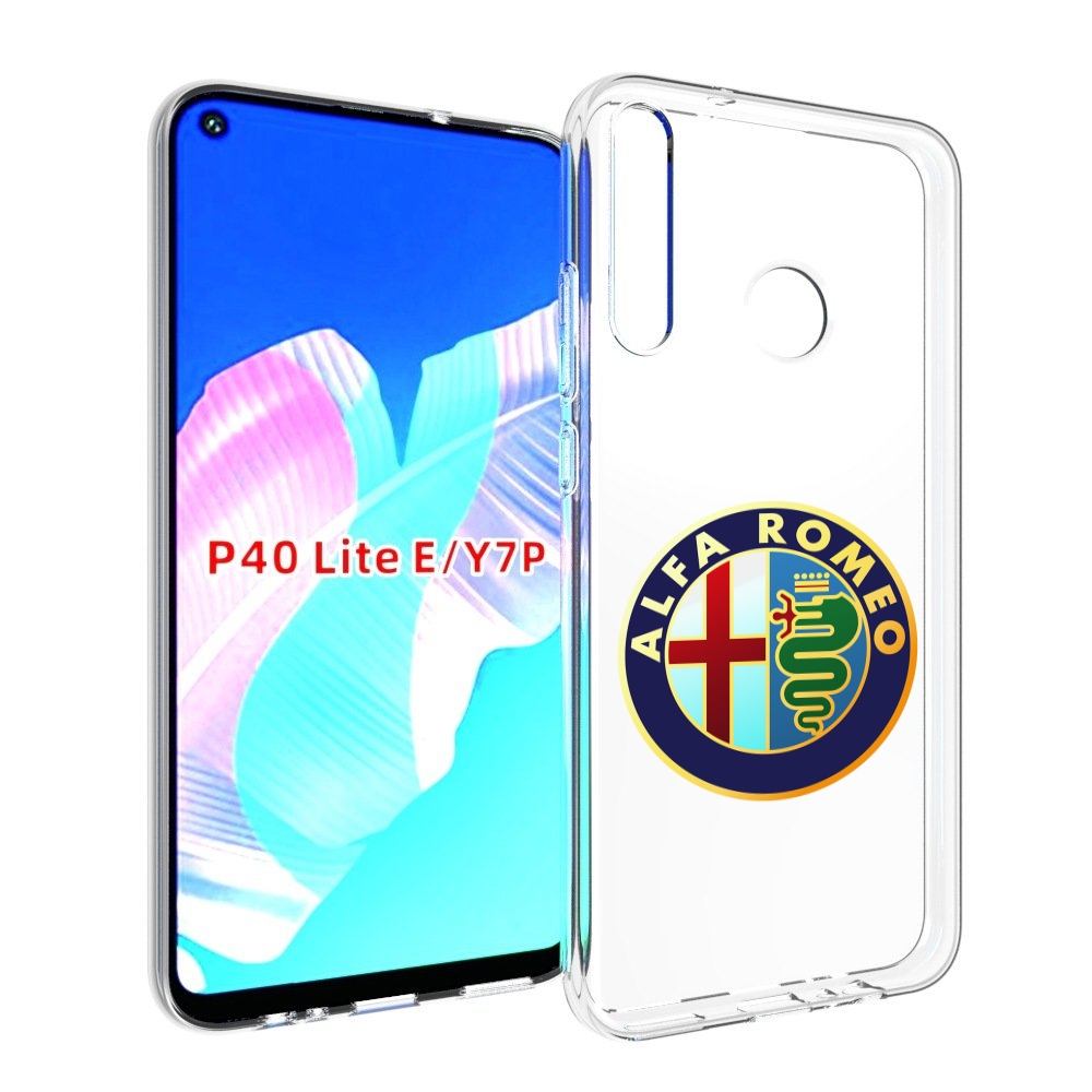

Чехол бампер MyPads альфа-ромео-2 мужской для Huawei P40 Lite E, Прозрачный, Tocco