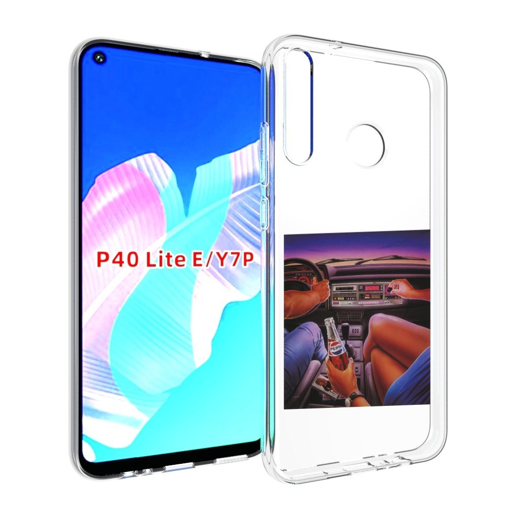 

Чехол бампер MyPads американская машина салон для Huawei P40 Lit, Прозрачный, Tocco