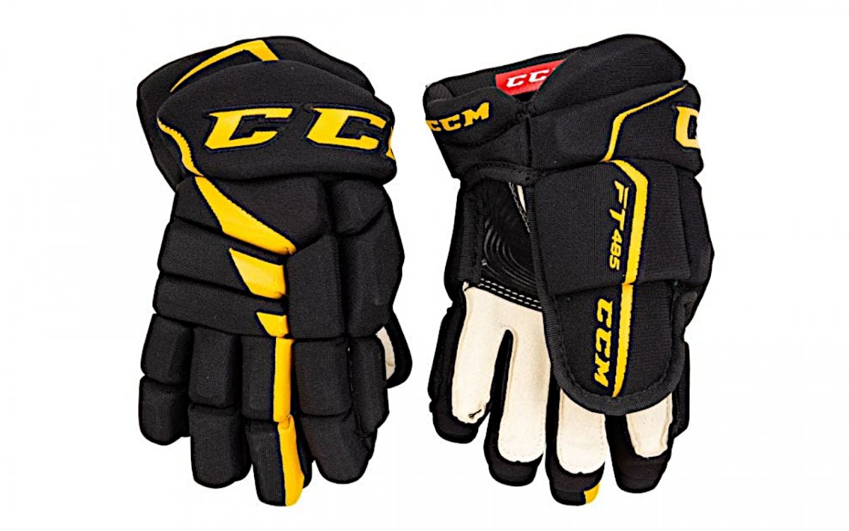 

Перчатки хоккейные ССМ HG Jetspeed FT485 Sr. р.14 (черный-желтый)