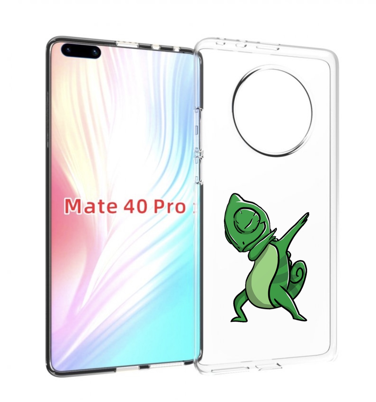 

Чехол MyPads крутой-хамелеон для Huawei Mate 40 Pro (NOH-NX9), Прозрачный, Tocco