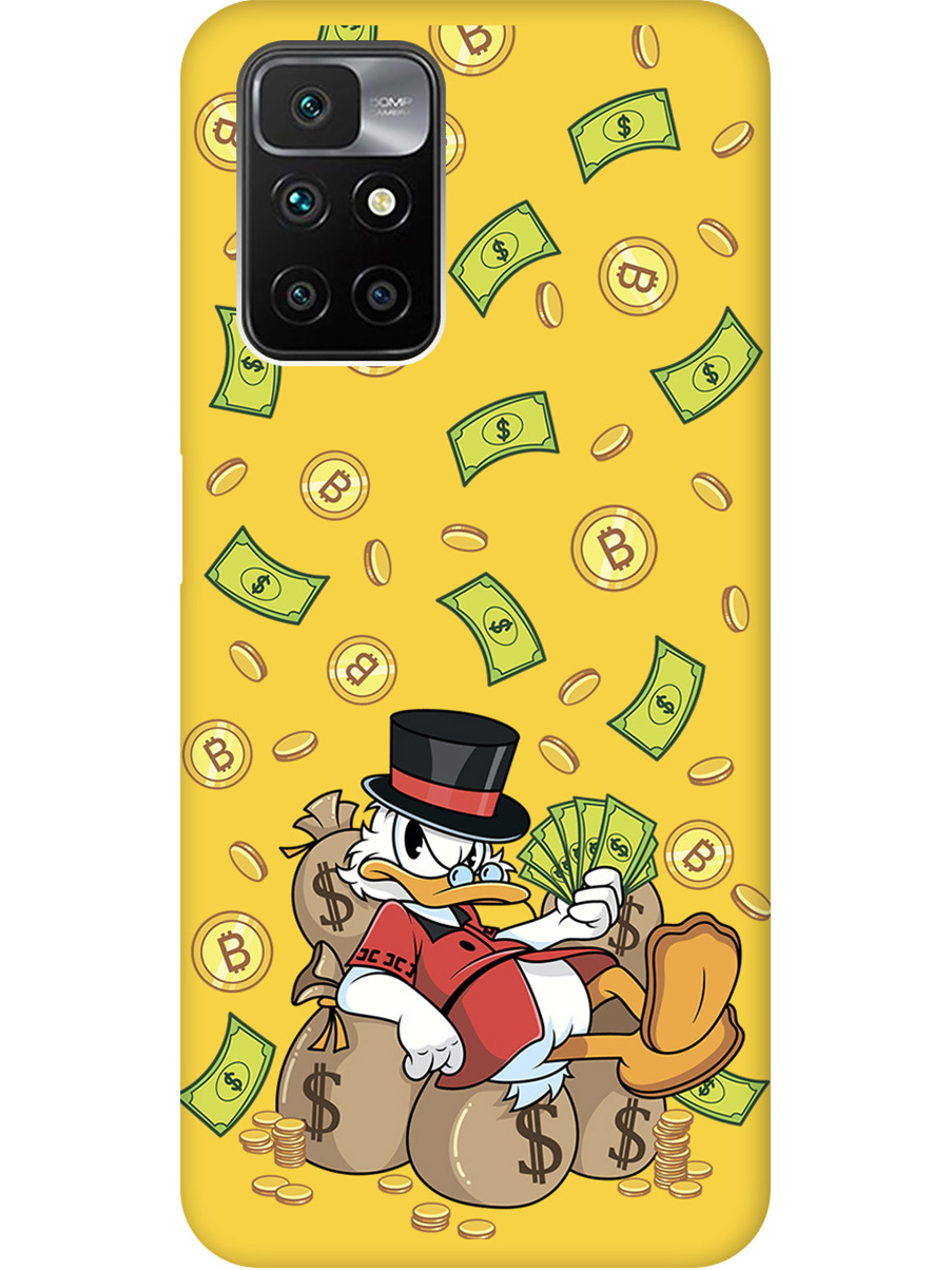 

Силиконовый чехол на Xiaomi Redmi 10 с принтом "Богатый Скрудж" матовый желтый, Желтый;прозрачный;белый;зеленый, 731907171