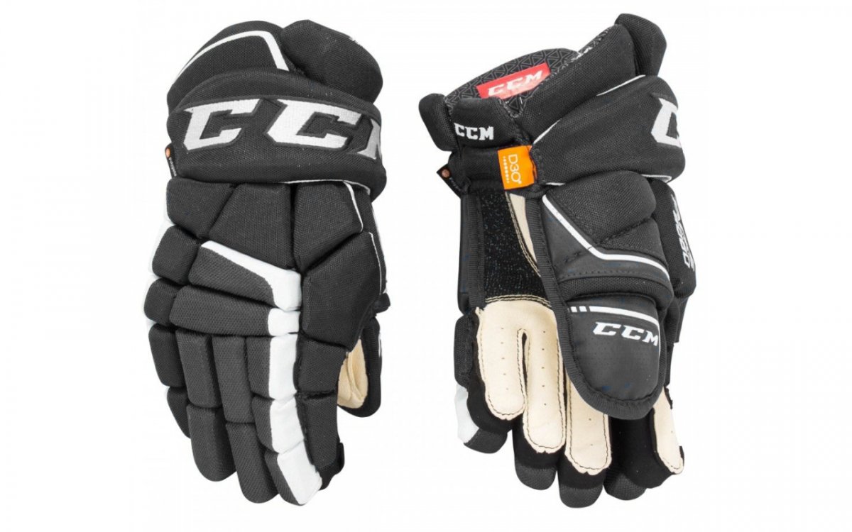 Перчатки хоккейные ССМ Tacks HG9080 Sr. р.15 (черно-белые)