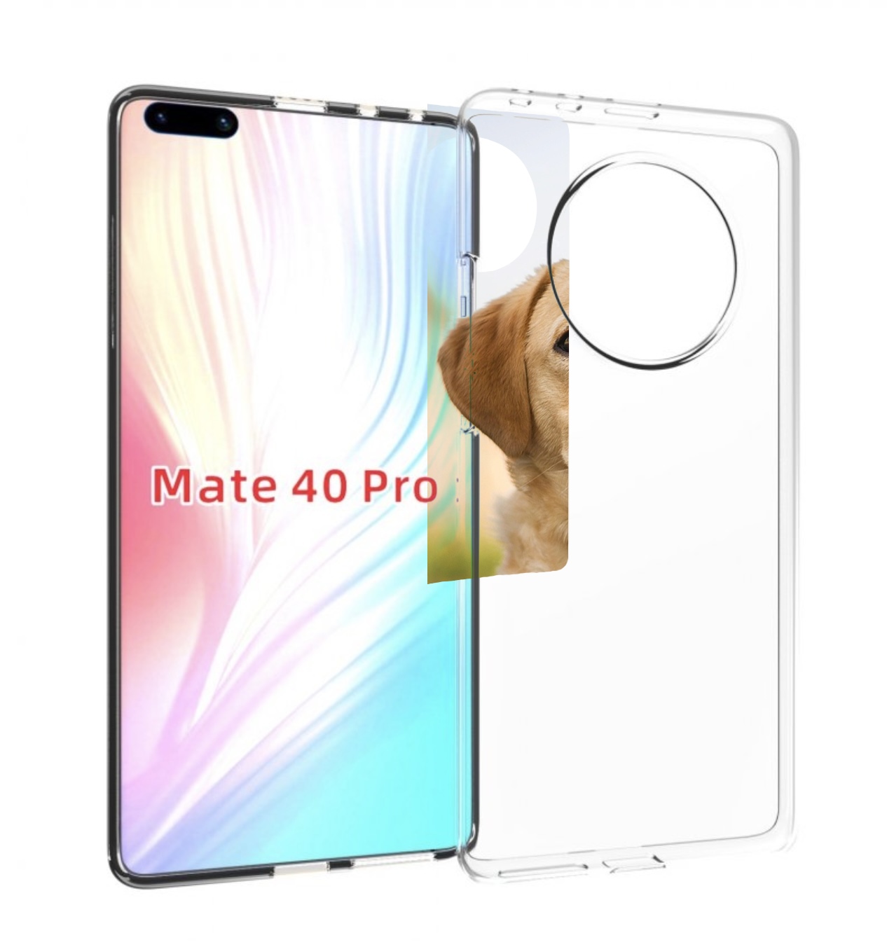

Чехол MyPads лабрадор ретривер для Huawei Mate 40 Pro (NOH-NX9), Прозрачный, Tocco