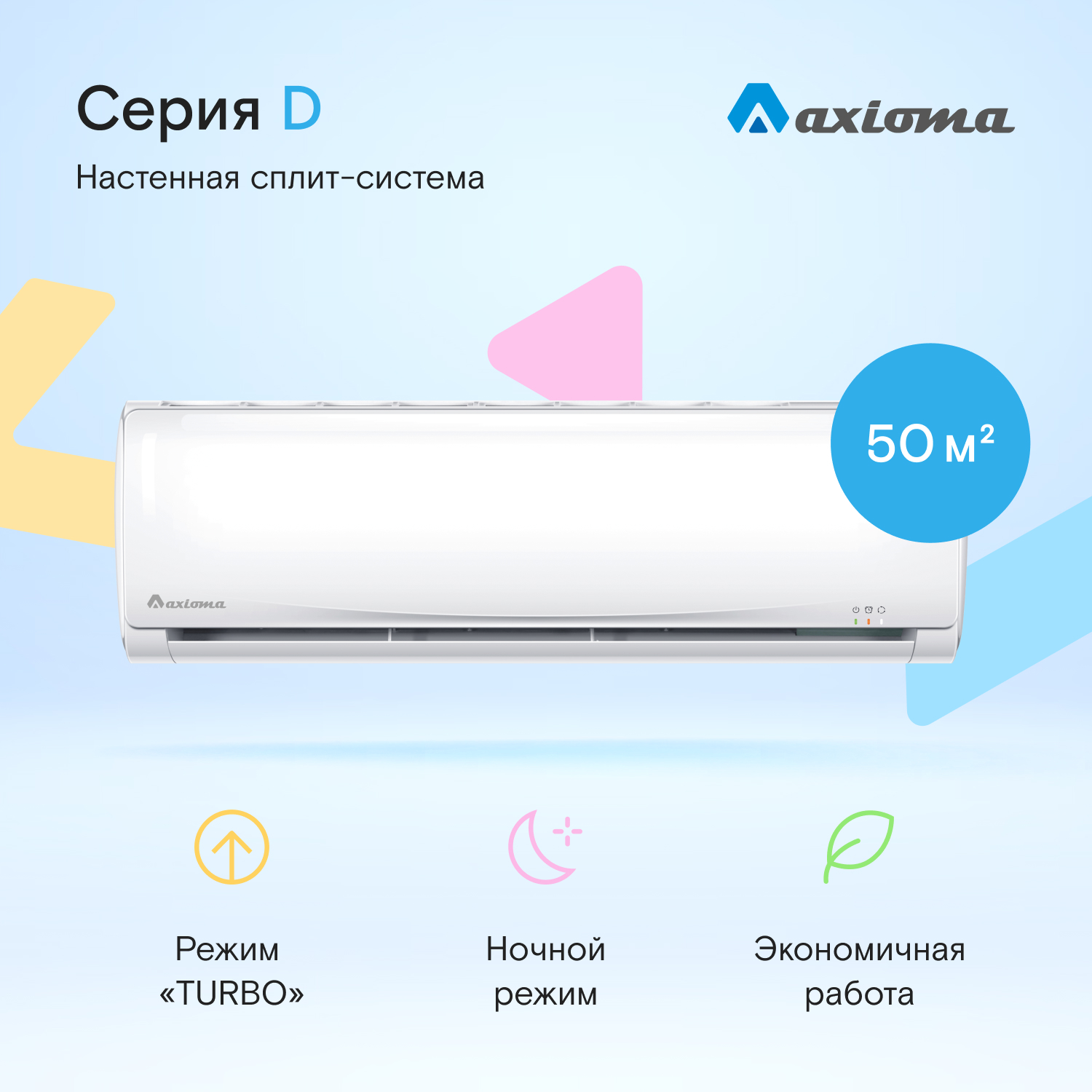 Сплит-система Axioma ASX18D1/ASB18D1 2 0mp 1080p аналоговая камера камеры видеонаблюдения система интеллектуального обнаружения движения и оповещения система ntsc