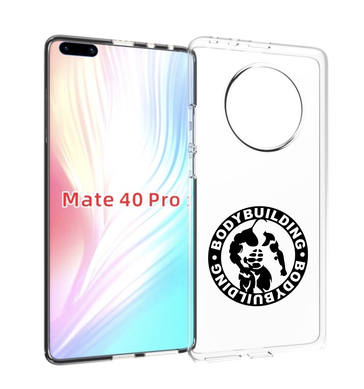 

Чехол MyPads бодибилдинг для Huawei Mate 40 Pro (NOH-NX9), Прозрачный, Tocco