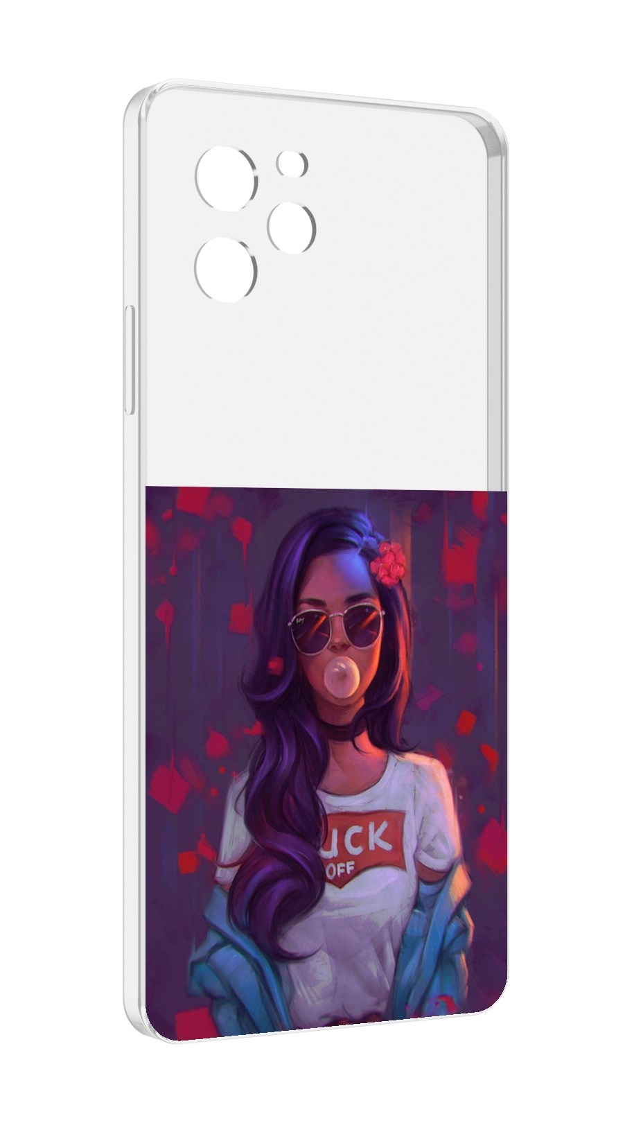 

Чехол MyPads девушка-с-жвачкой женской для Huawei Nova Y61 / Huawei Enjoy 50z, Прозрачный, Tocco
