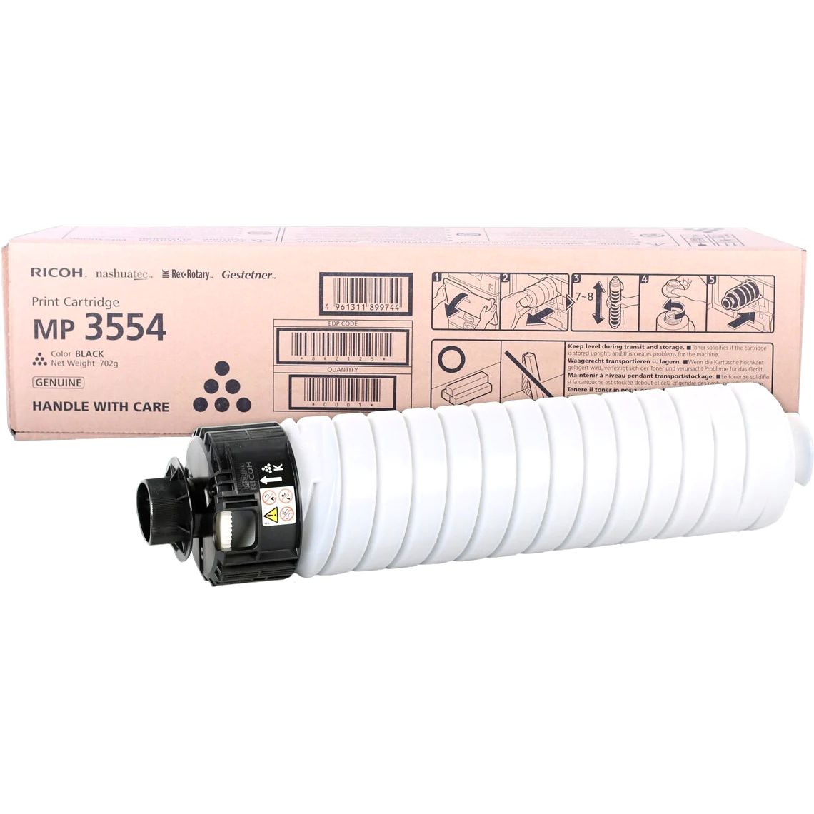 

Тонер-картридж для лазерного принтера Ricoh MP 3554 (842348-2) черный, оригинальный, MP 3554