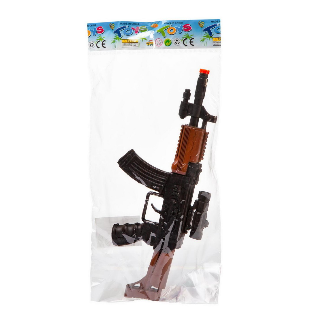 

Автомат игрушечный JUN Toys черно-коричневый, 16x3x36см, в пакете, 96710-tn