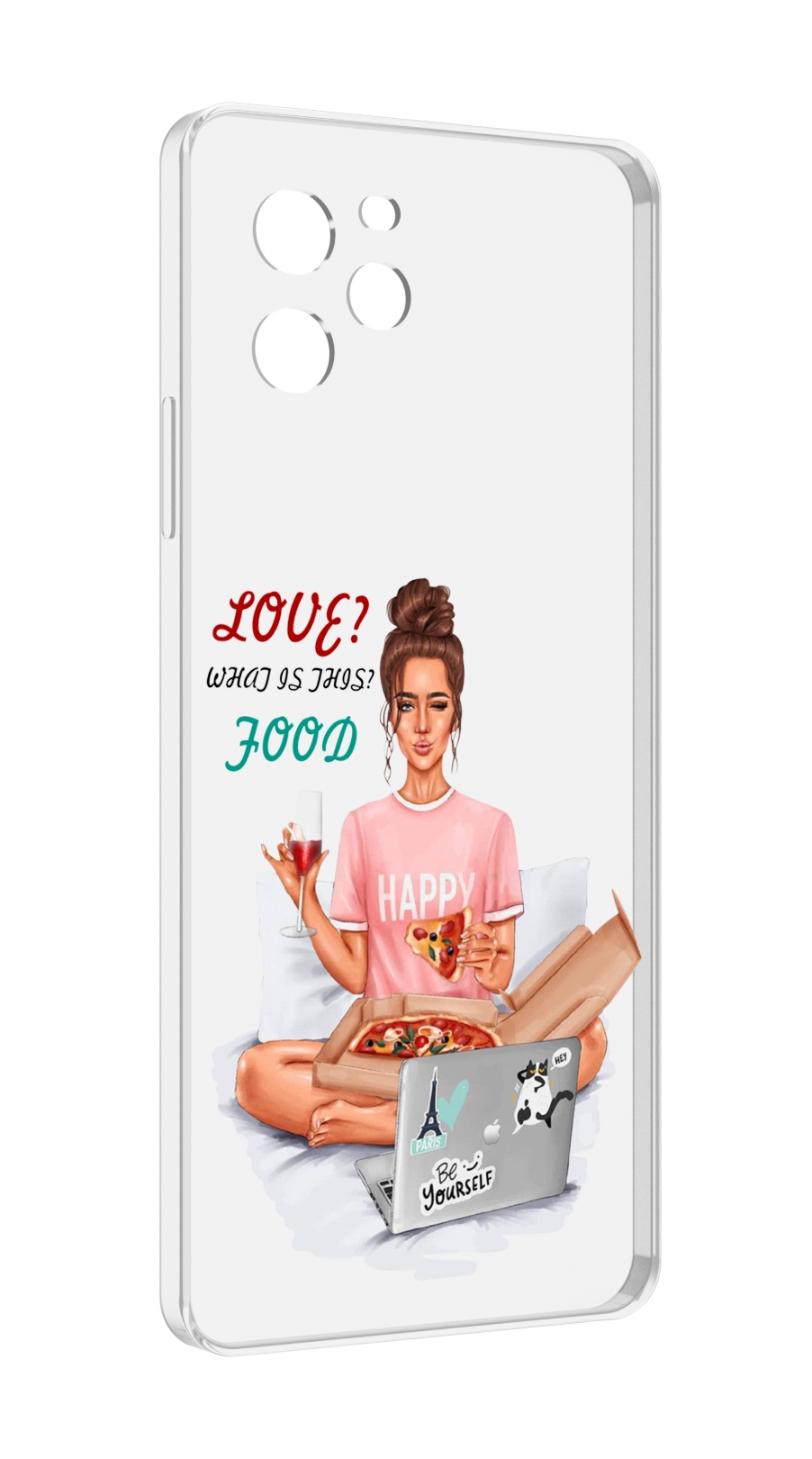 

Чехол MyPads девушка-с-ноутбуком женский для Huawei Nova Y61 / Huawei Enjoy 50z, Прозрачный, Tocco