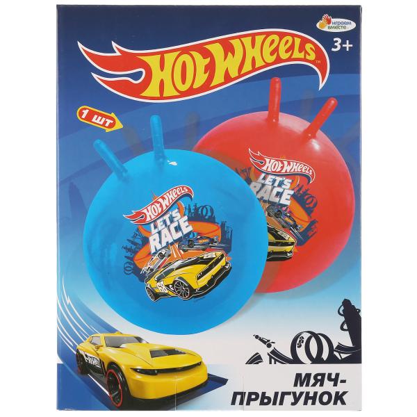 фото Мяч играем вместе hot wheels 55см с рожками, в ассорт