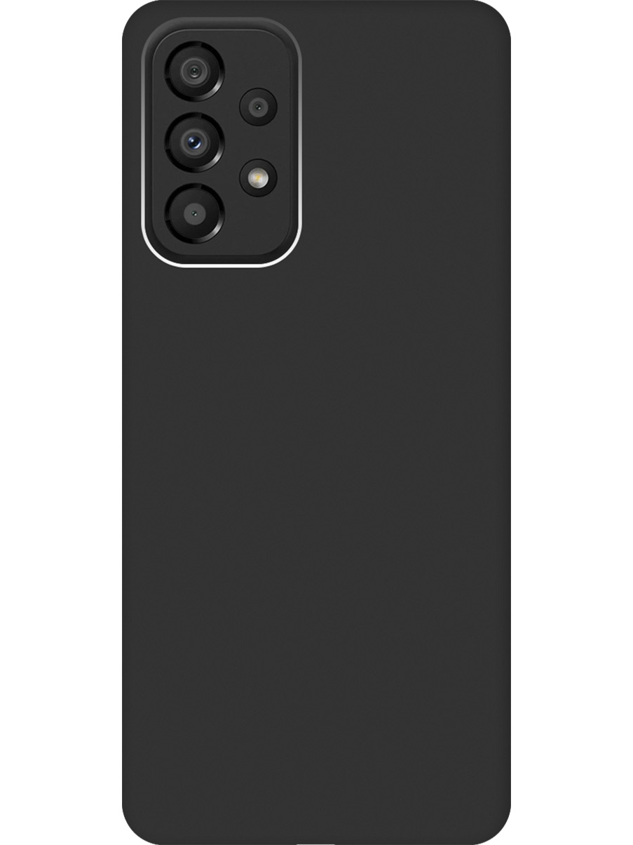 

Силиконовый чехол на Samsung Galaxy A33 5G матовый черный, 740132913