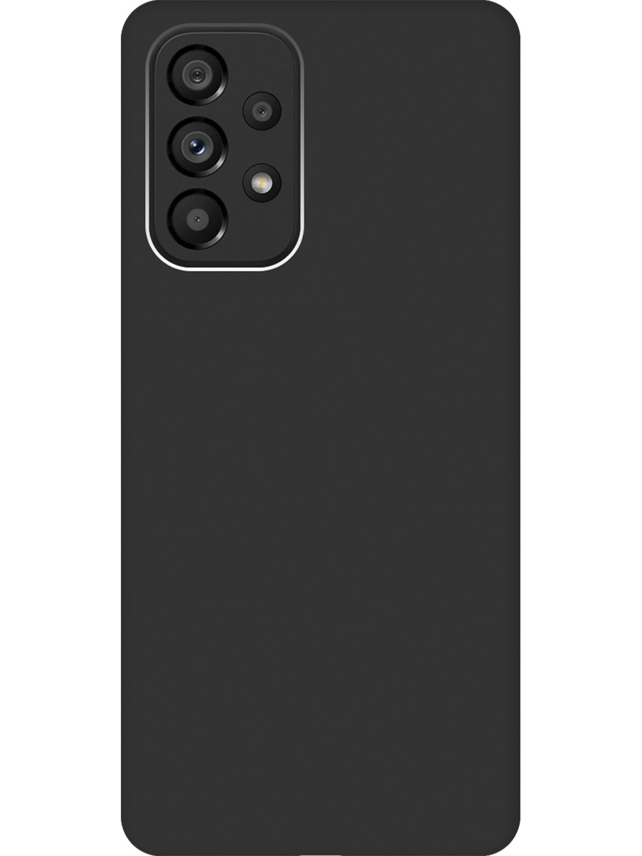 

Силиконовый чехол на Samsung Galaxy A53 5G матовый черный, 740133013