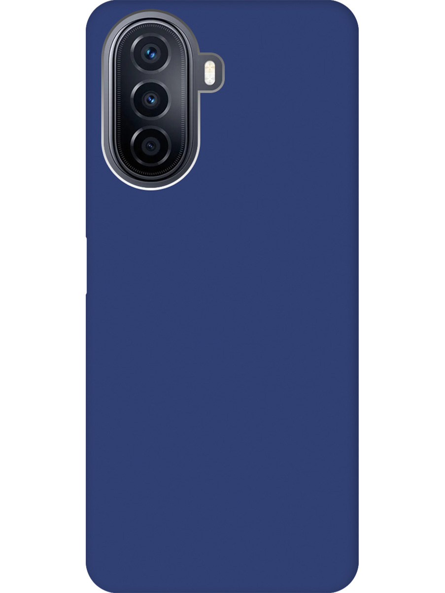 

Силиконовый чехол на Huawei nova Y70 матовый синий, 740133413