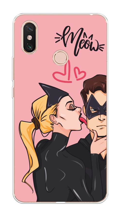 

Чехол Awog на Xiaomi Mi Max 3 "Kiss of Cat Woman", Розовый;черный;бежевый, 34350-1