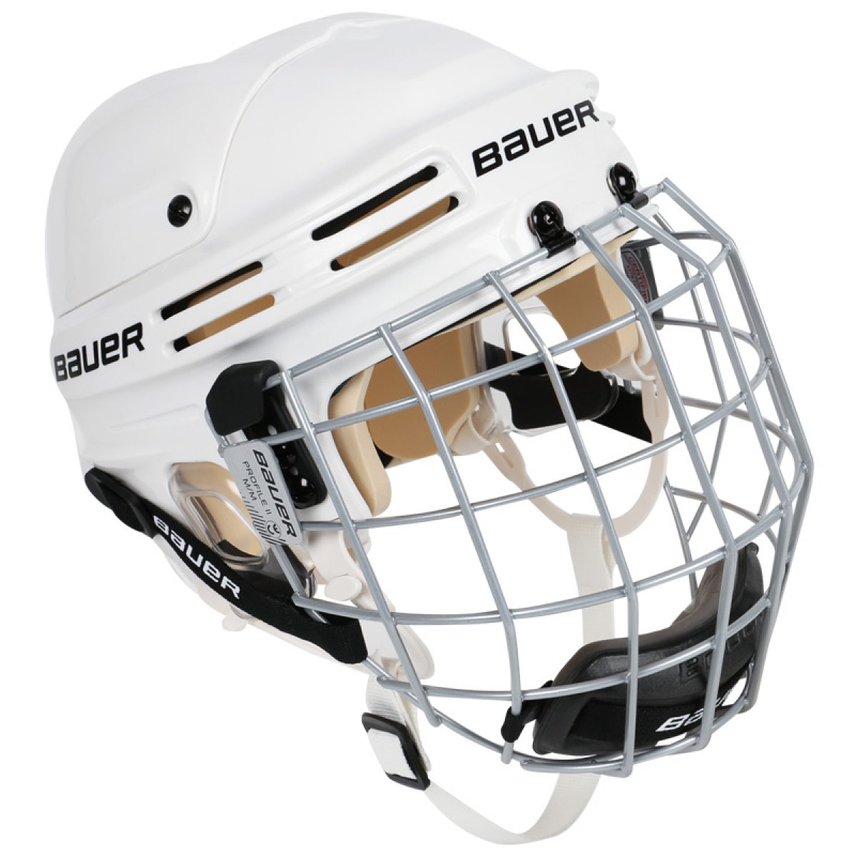 Шлем хоккейный+маска BAUER 4500 Сombo р.S (белый)