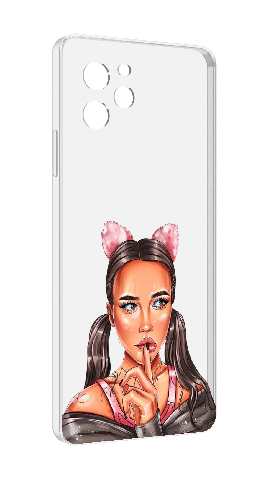 

Чехол MyPads девушка-тихо женский для Huawei Nova Y61 / Huawei Enjoy 50z, Прозрачный, Tocco