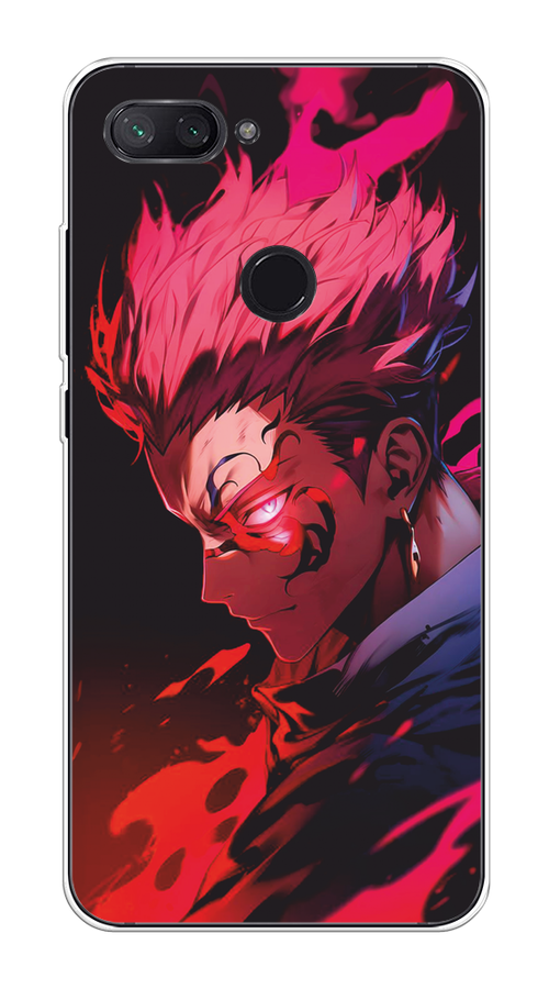 

Чехол Awog на Xiaomi Mi 8 Lite "Взгляд Сукуны", Розовый;красный;черный, 34550-1