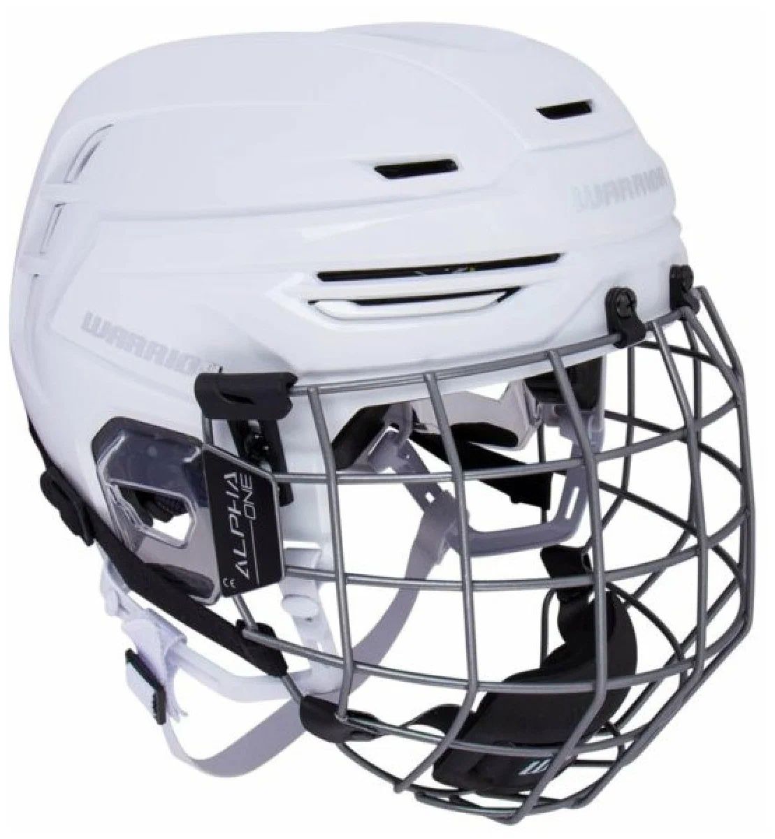 Шлем хоккейный+маска WARRIOR ALPHA ONE YTH (белый)