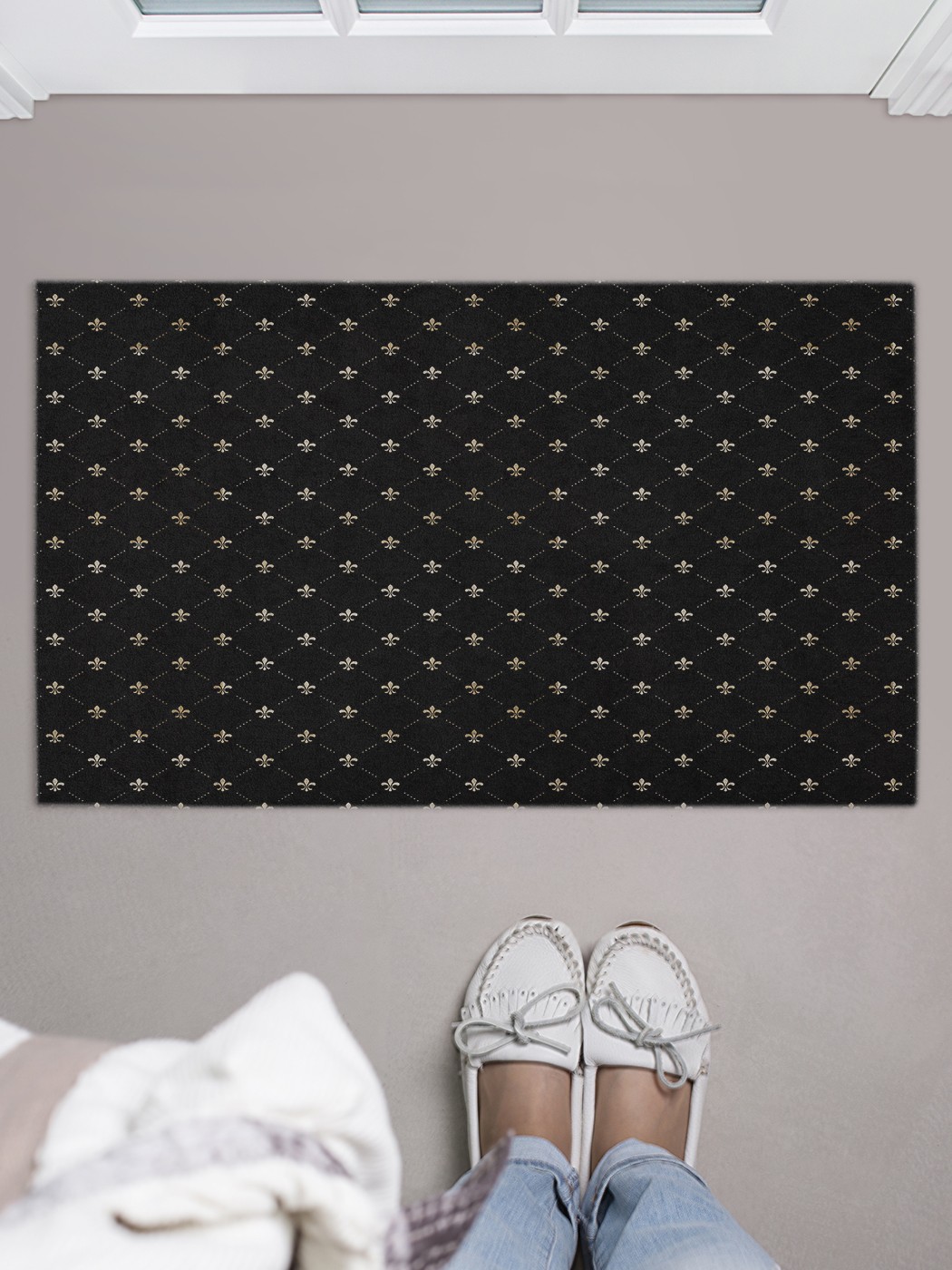 

Придверный коврик в прихожую для обуви, на резиновой основе, 75x45 см door_86741 JoyArty