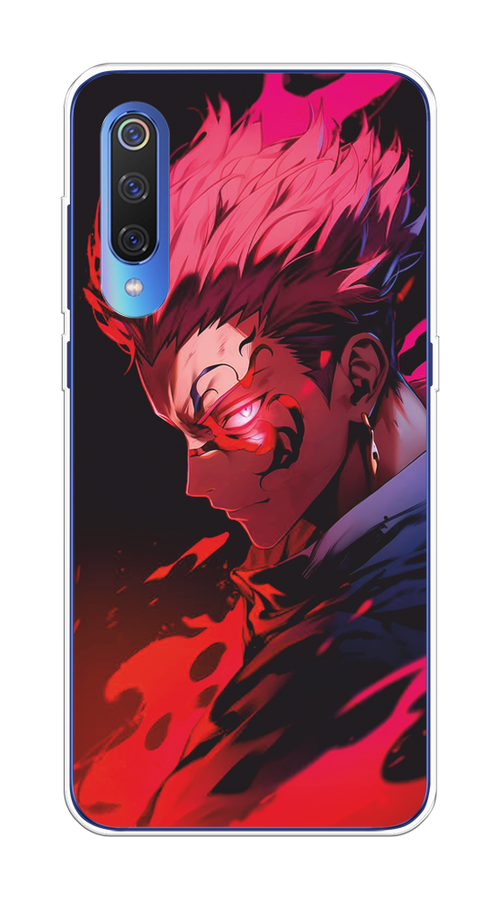 

Чехол Awog на Xiaomi Mi 9 "Взгляд Сукуны", Розовый;красный;черный, 34850-1