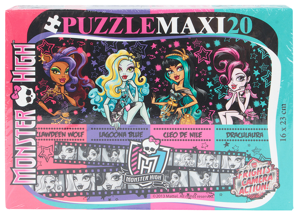 

Пазлы maxi Hatber Школа Монстров Monster High 20 элементов