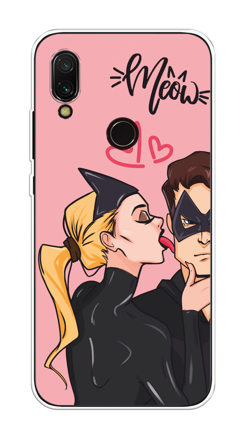 

Чехол Awog на Xiaomi Redmi 7 "Kiss of Cat Woman", Розовый;черный;бежевый, 35050-1