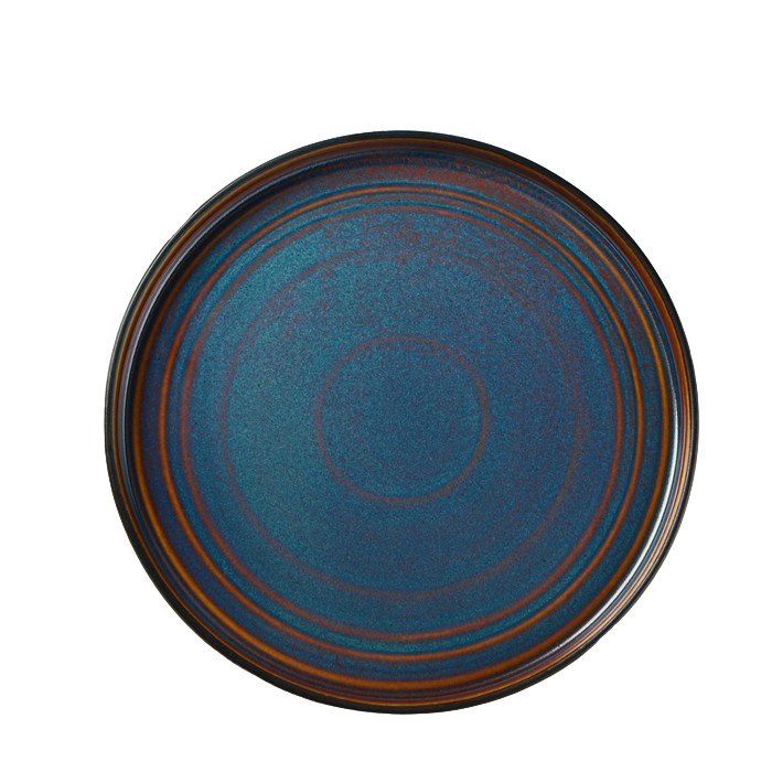 Тарелка подстановочная Magistro Garland, d=27,5 см, цвет синий