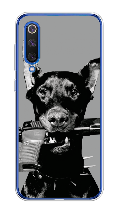 

Чехол Awog на Xiaomi Mi9 SE "Доберман", Серый, 35250-1