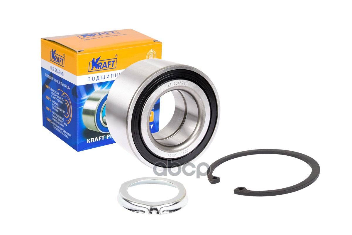 

Подшипник Ступицы Передний Для, На Бмв/Bmw E28/32/34 Kraft Kt204629 Kraft арт. KT204629