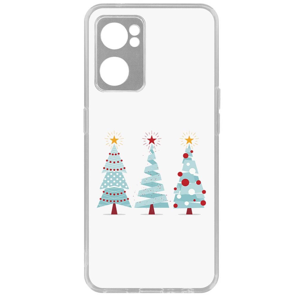 

Чехол-накладка Кейс Новоёлка для Oppo Reno7 5G, Прозрачный