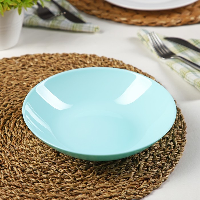 

Тарелка суповая Lillie Turquoise, 550 мл, d=20 см, цвет голубой, Luminarc LILLIE TURQUOISE