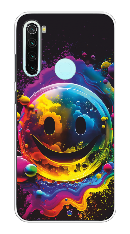 

Чехол Awog на Xiaomi Redmi Note 8 "Кислотный смайл", Фиолетовый;желтый;синий, 36550-1