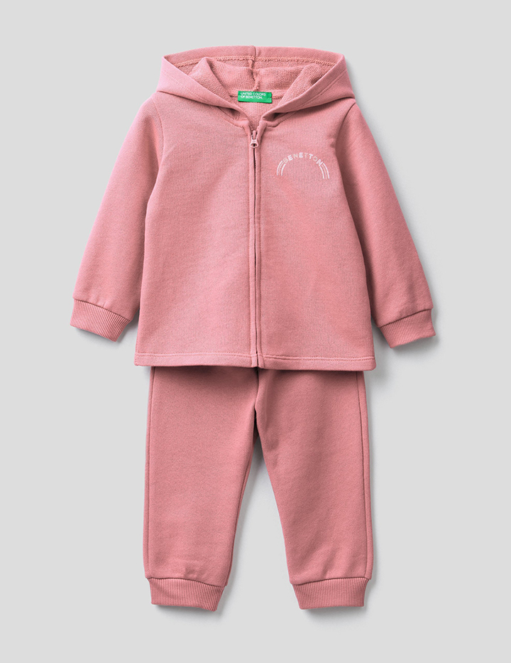 

Костюм для девочек Benetton цв. розовый р.74, 21A_3J70Z5489